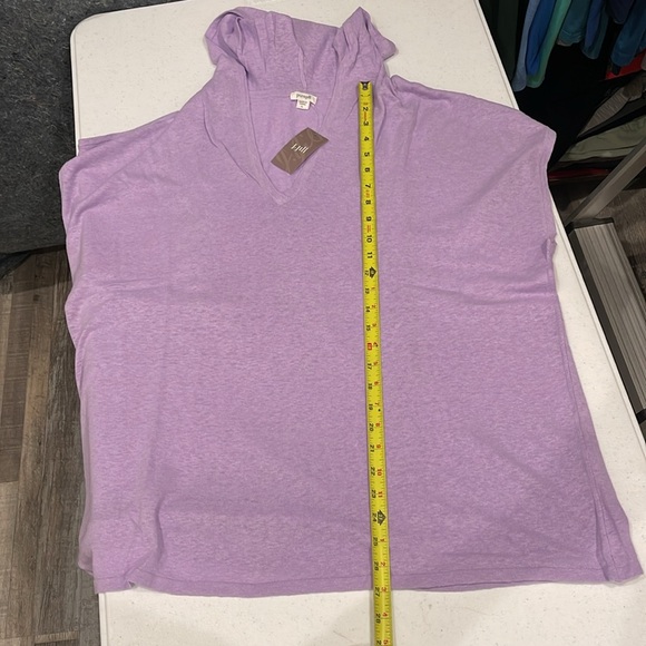 NEW J Jill WOMENS LARGE Purple "Lily" Sleeveless V-Neck Muscle Tee Shirt Top - Picture 10 of 16